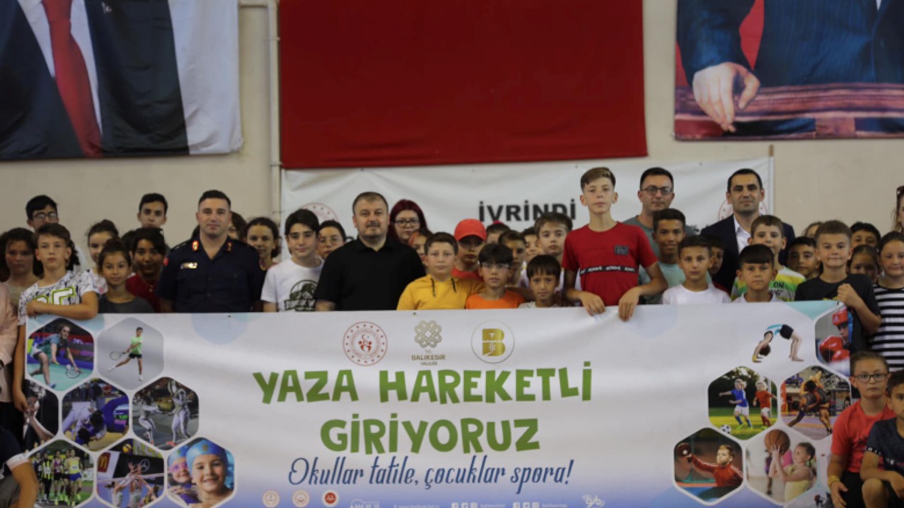 İvrindi’de Çocuklar Yaza Hareketli Girdi