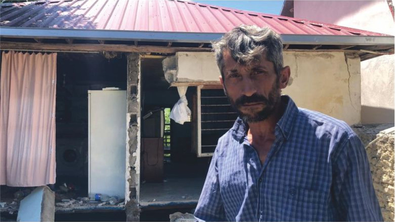 5.5'lik deprem bu köye büyük hasar verdi