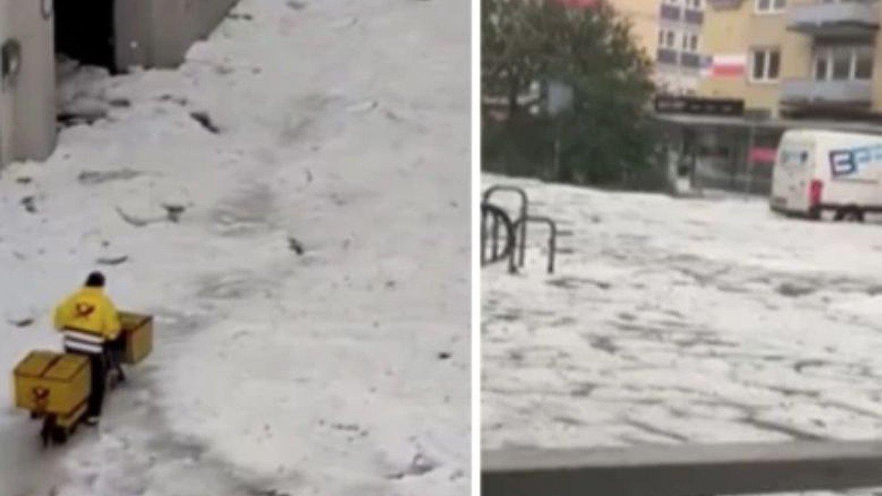 Almanya'da Her Yer Beyaza Büründü