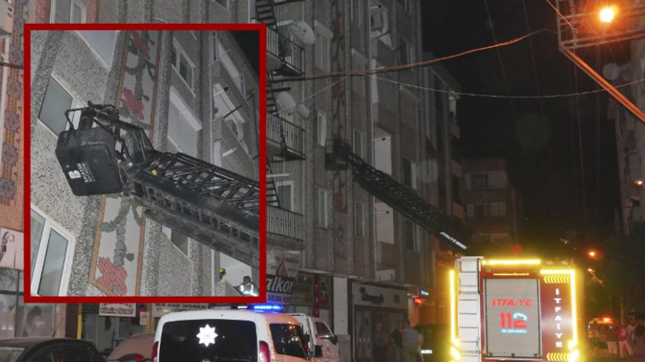 Balıkesir: Apartmanda Yangın Paniği