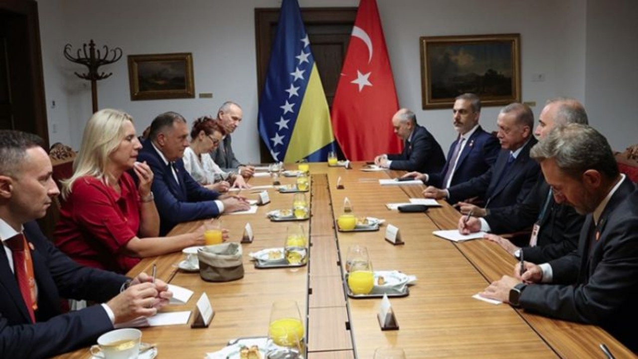Cumhurbaşkanı Erdoğan Bosna Hersek Heyetini Kabul Etti