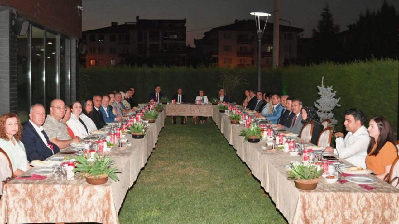 İl Emniyet Müdürü Hasan Onar'a Veda Yemeği