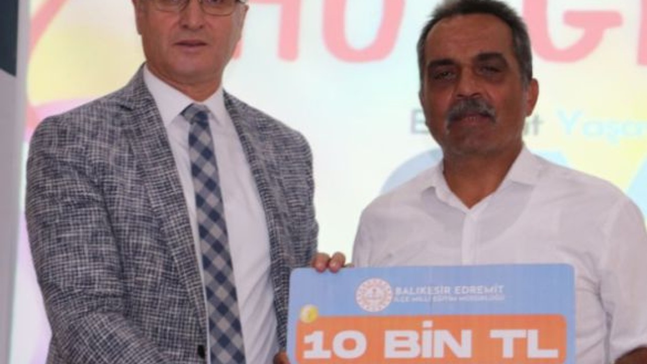 Edremit Yaşayan Okullar Projesinde 10 Bin TL Ödül