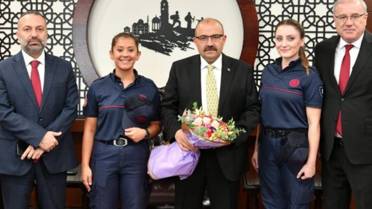 İtfaiye Teşkilatından Vali Ustaoğlu'na Ziyaret