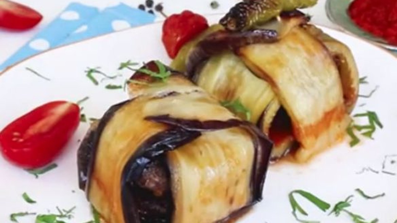 Köfteli Patlıcan Bohçası
