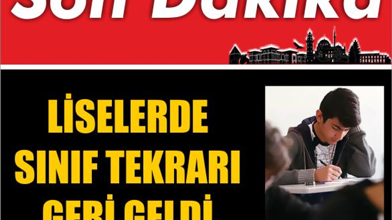 Liselerde Sınıf Tekrarı Geri Geldi ! İşte Yeni Kurallar