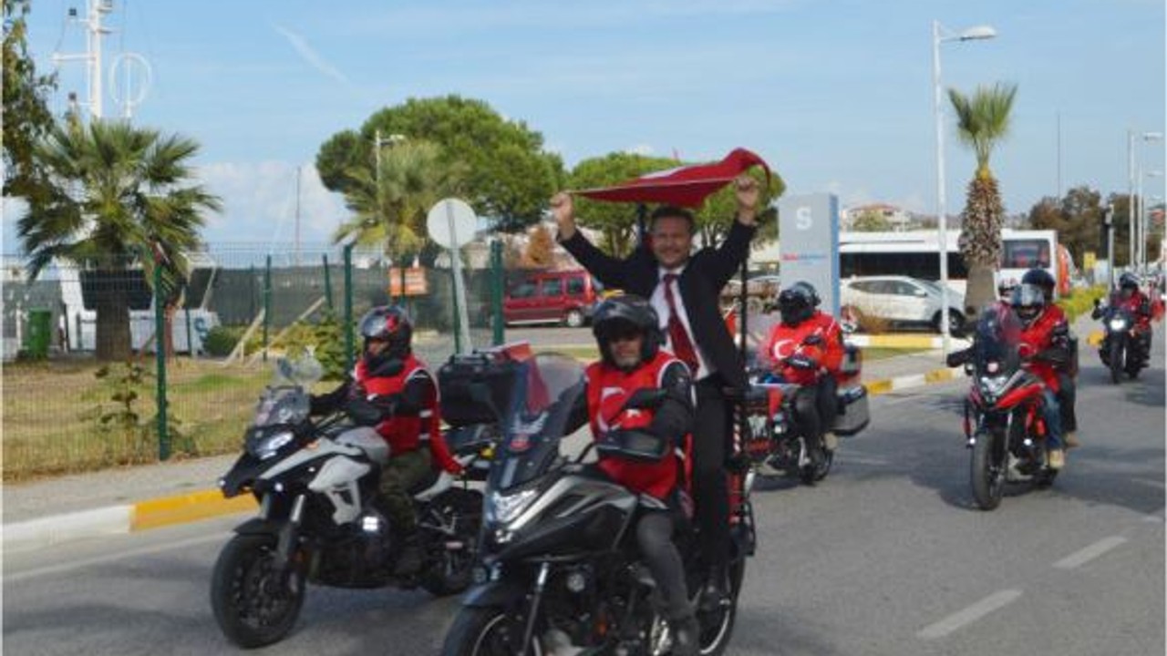 41 Motosiklet 100. Yıl İçin Kuvayi Milliye Sürüşü Yaptı