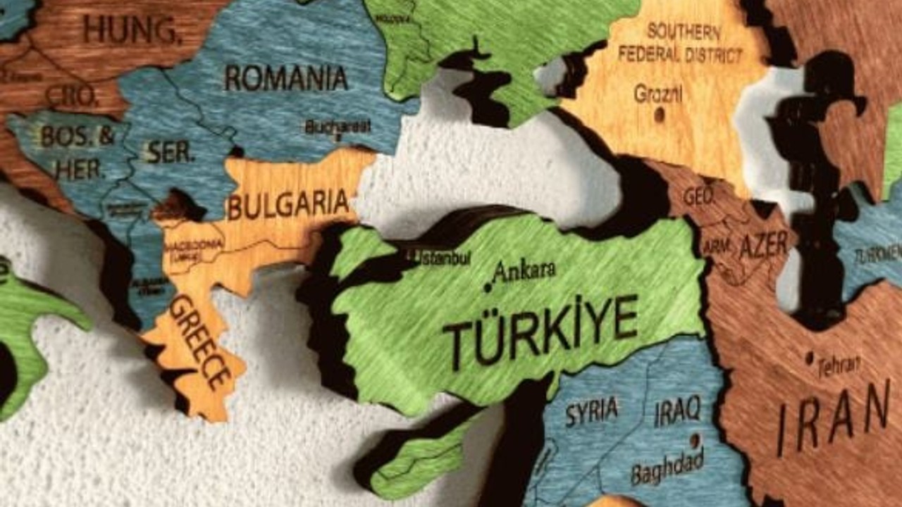 Çin'deki Haritalara Göre İsrail diye Bir Devlet Artık Yok