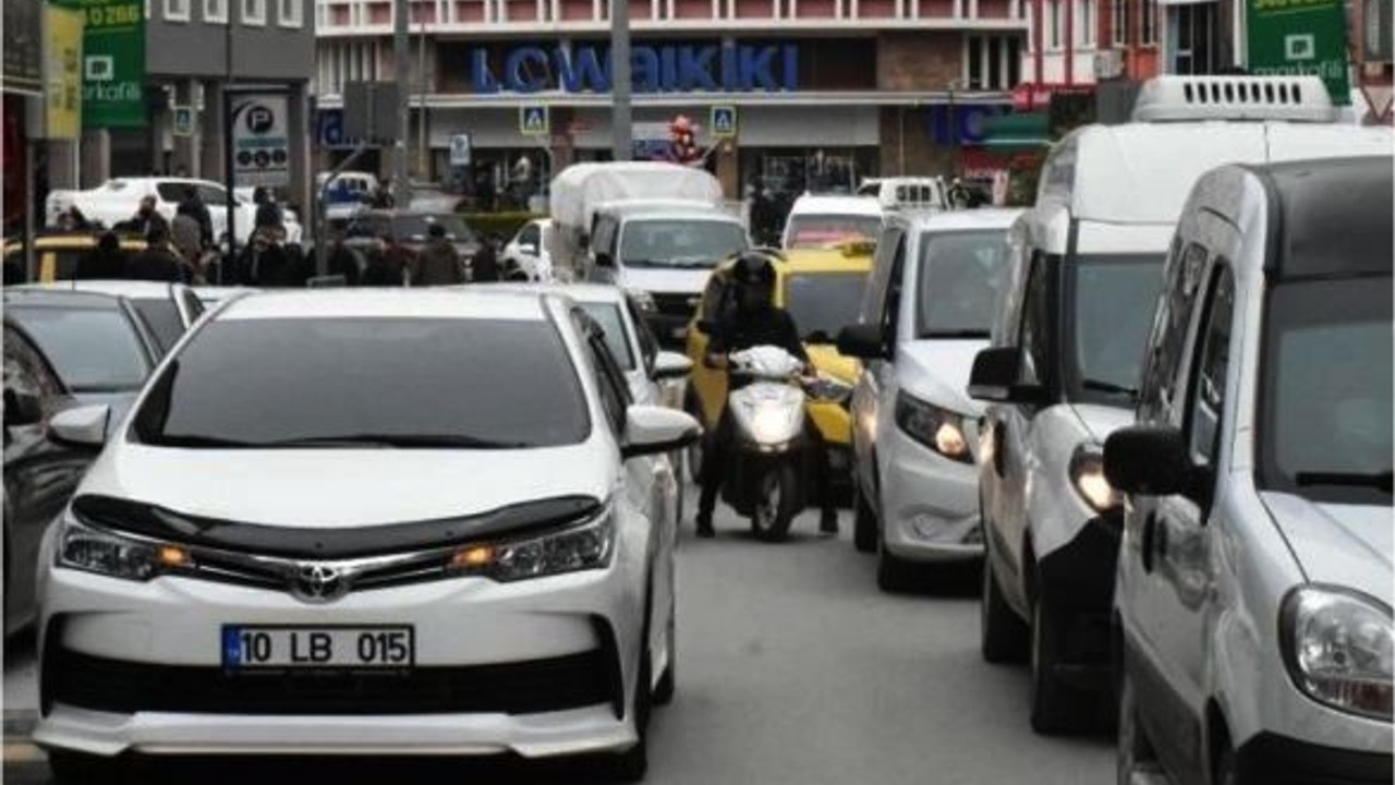 Balıkesir'de Ekim Ayı Kayıtlı Araç Sayısı 579 Bin'e Ulaştı