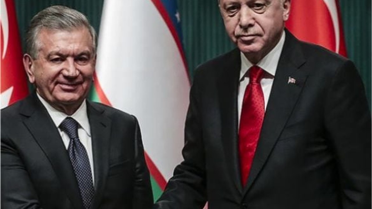 Cumhurbaşkanı Erdoğan, Özbekistan Cumhurbaşkanı ile Görüştü