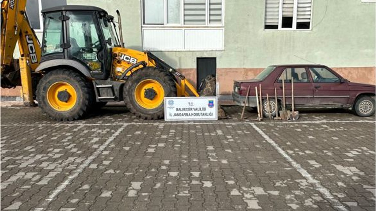 Dursunbey’de İzinsiz Kazıya Suçüstü Yakalama