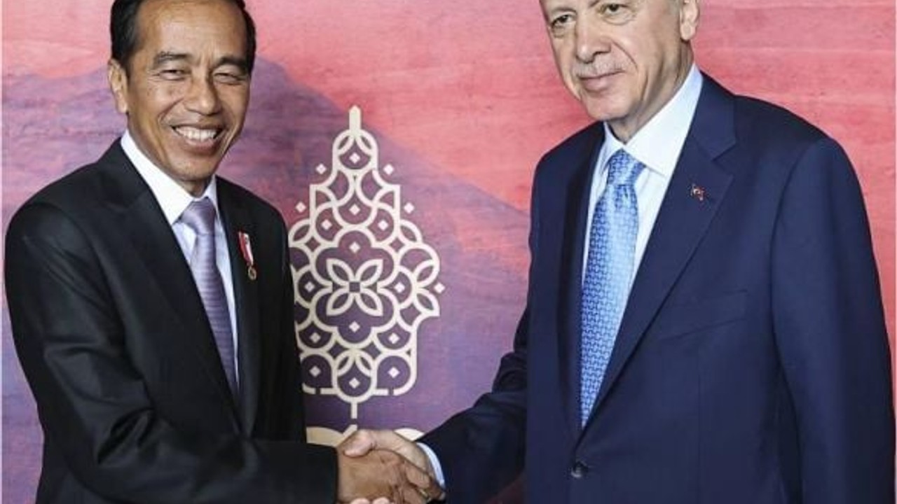 Cumhurbaşkanı Erdoğan, Endonezya Devlet Başkanı Widodo ile görüştü