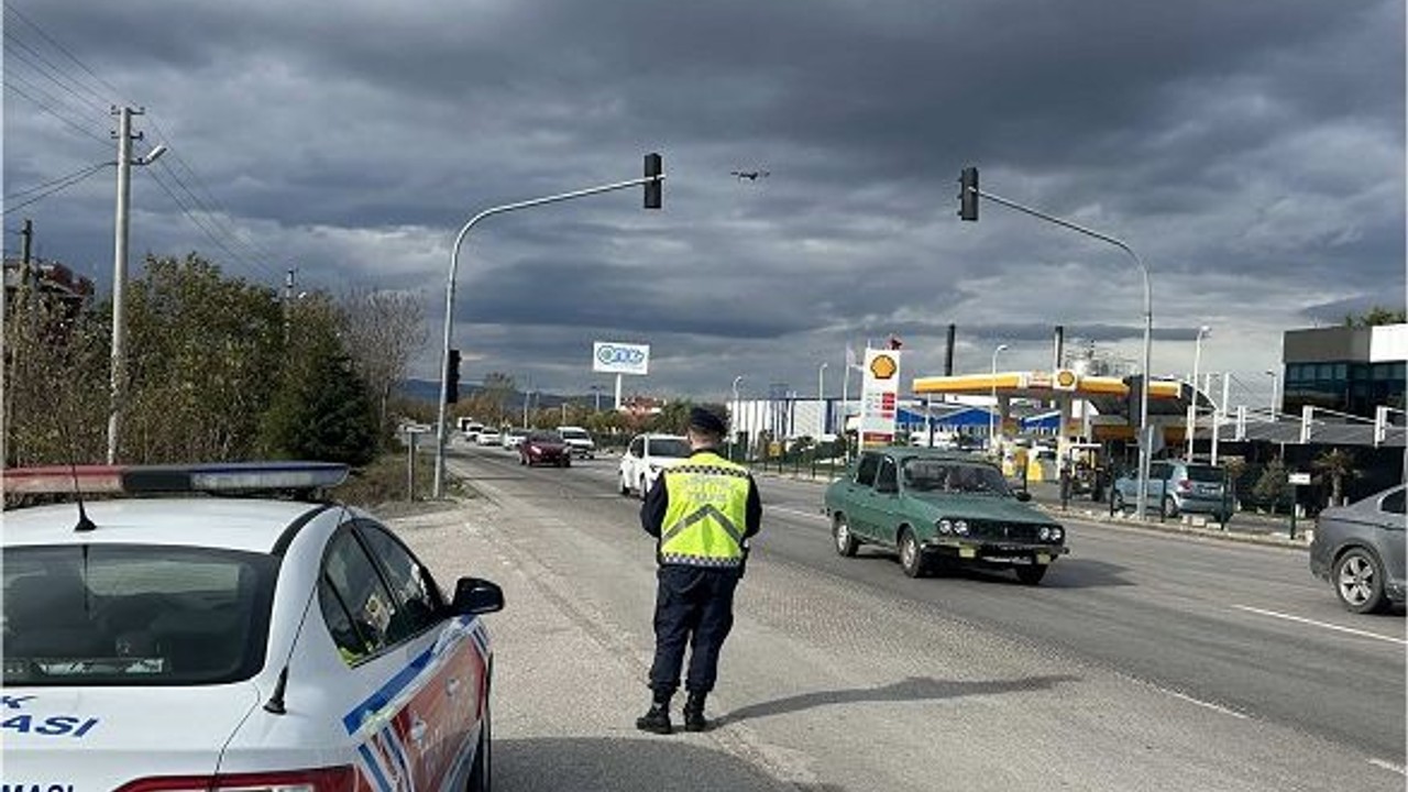 Balıkesir'de Trafiğin Gökyüzü Muhafızları Devrede
