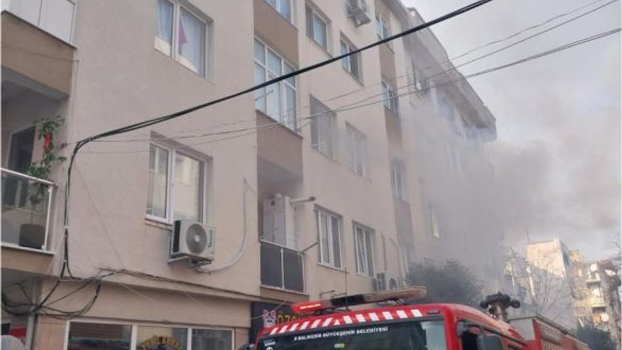 Bandırma'da Yangın Paniği