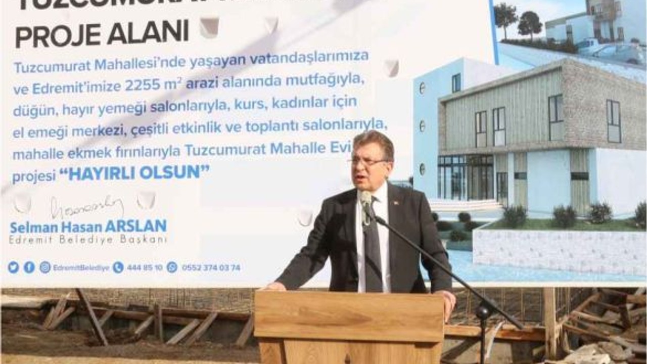 Edremit Tuzcumurat Mahalle Evi Açılıyor