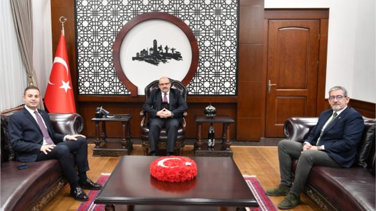 Erden Köybaşı ve Ahmet Akın'dan Vali Ustaoğlu'na Ziyaret