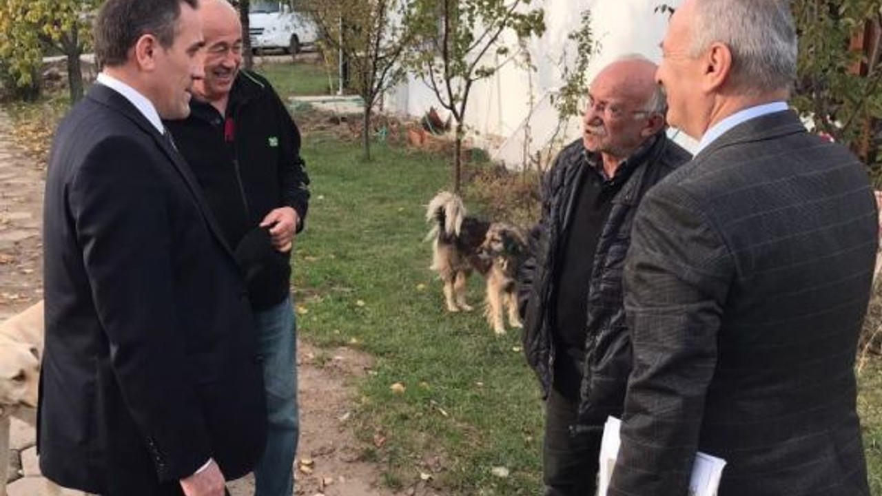 Kaymakam Memiş Fırtınada Zarar Gören Sitelerde İncelemeler Yaptı
