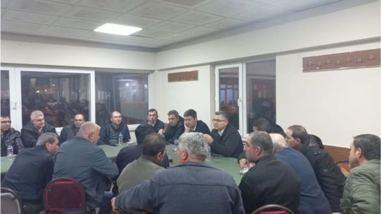 Müdür Alkan Çiftçilerle Toplantı Yaptı