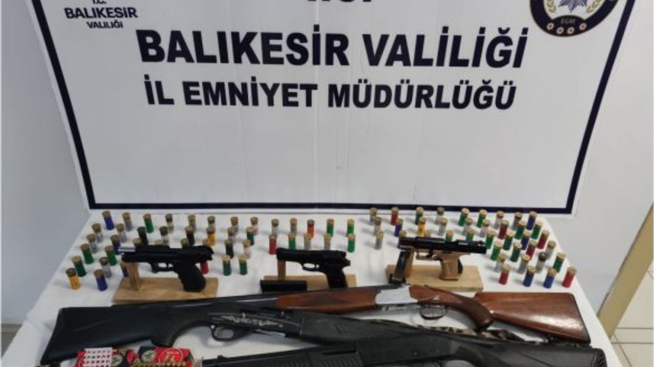 Savaştepe’de Silah Operasyonu