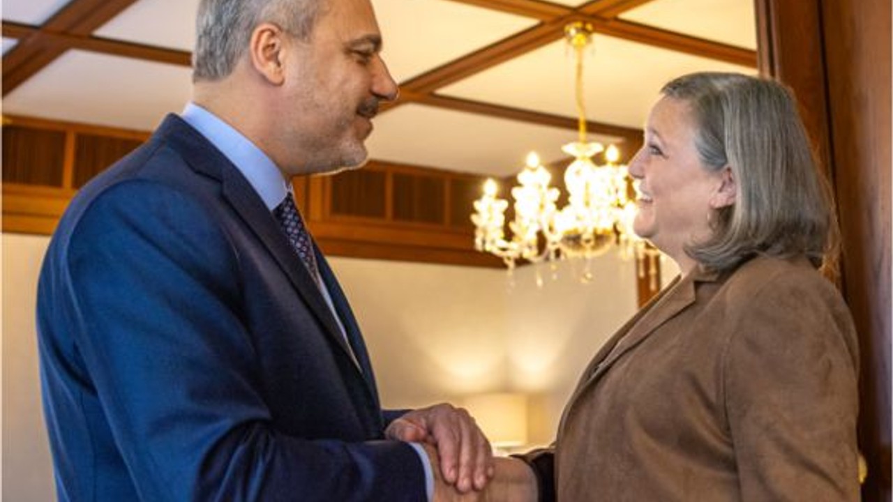 Bakan Fidan, ABD Dışişleri Bakan Yardımcısı Vekili Victoria Nuland'ı kabul etti