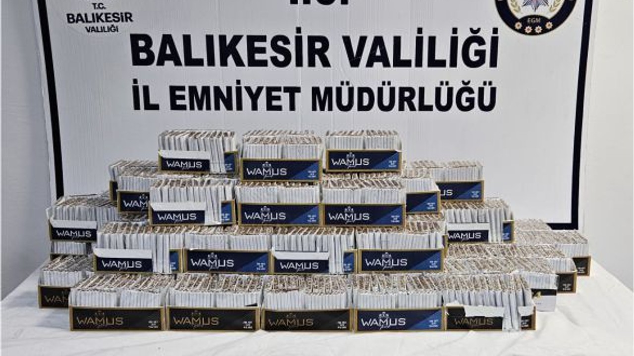 Savaştepe'de Kaçak Sigara Operasyonu