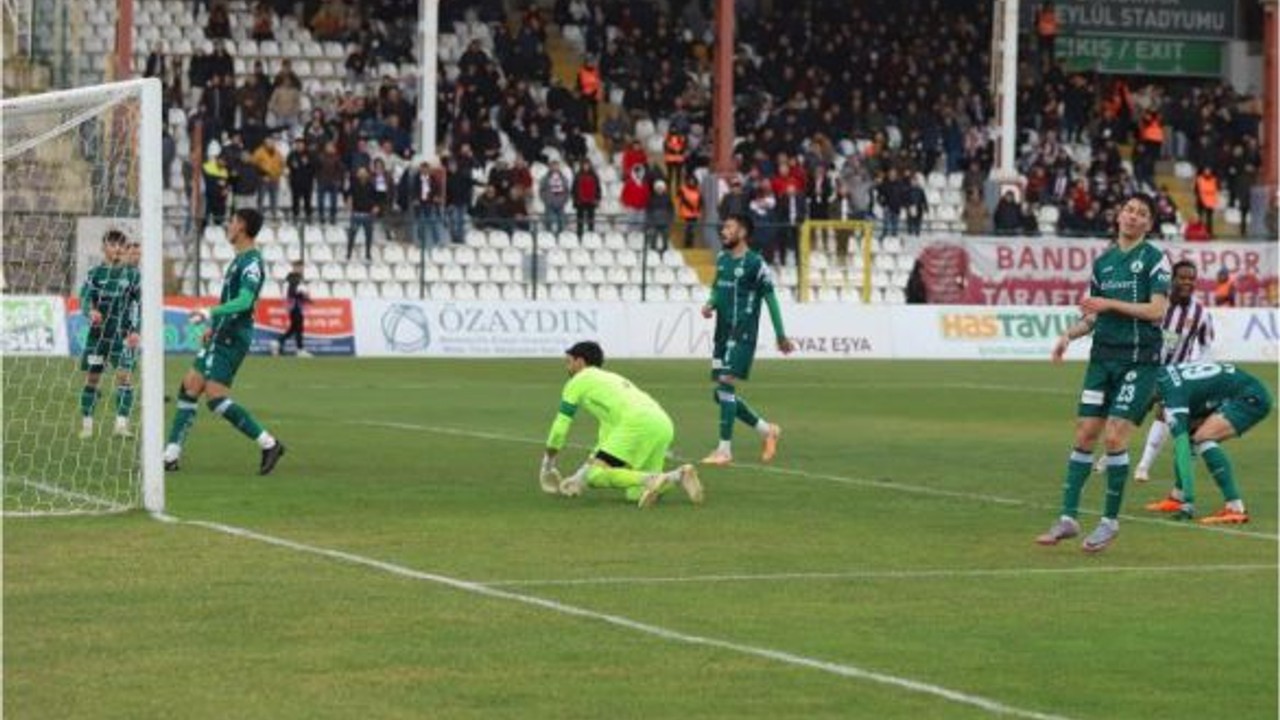Bandırmaspor Yenilmezlik Serisini Sürdürdü!