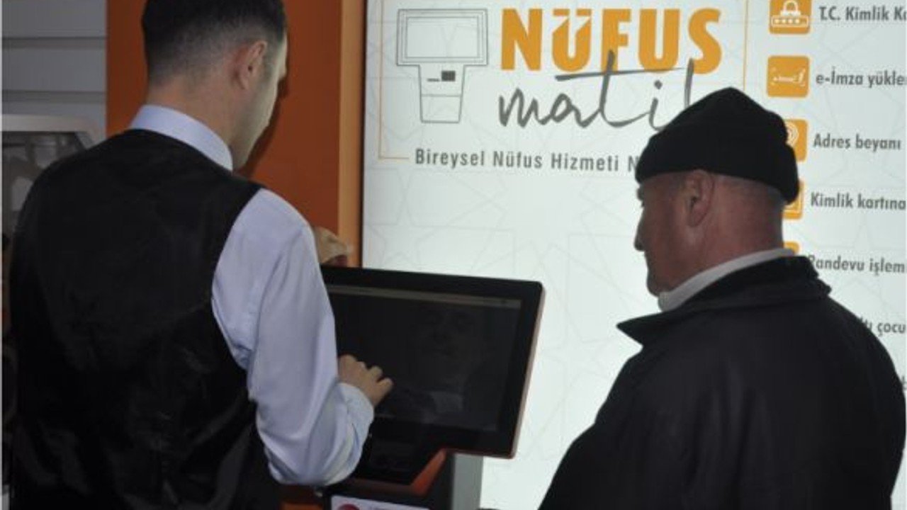 Balıkesir'de Nüfusmatikli Hizmet