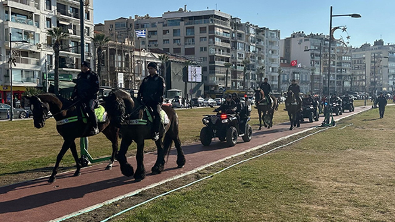 İzmir Kordonu Atlı ve ATV Polislerine Emanet