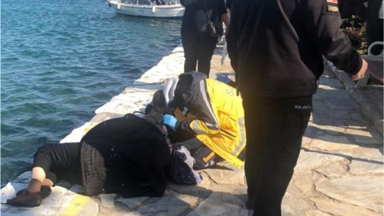 Özçekim yapmak isterken denize düştüler