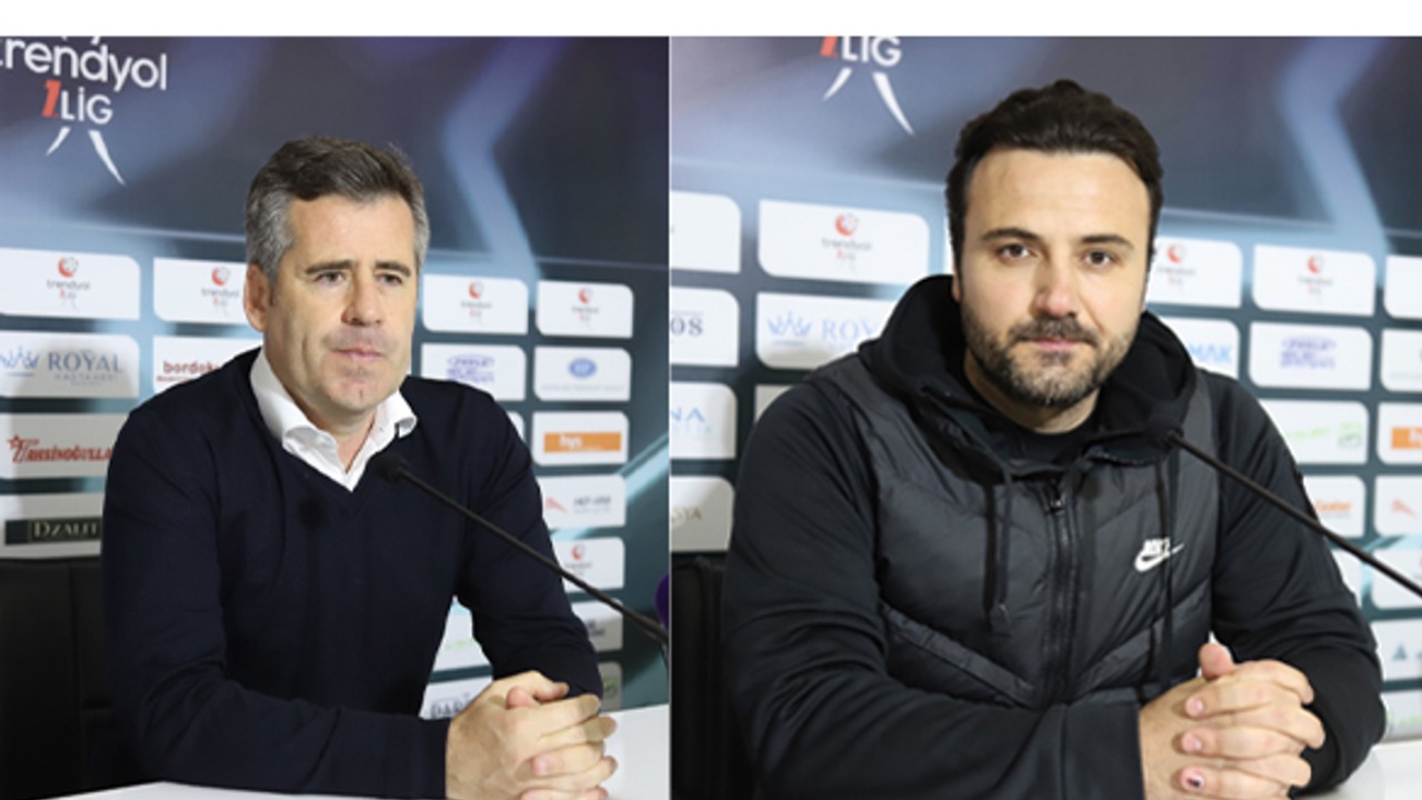 Bandırmaspor - Eyüpspor maçının ardından açıklamalar