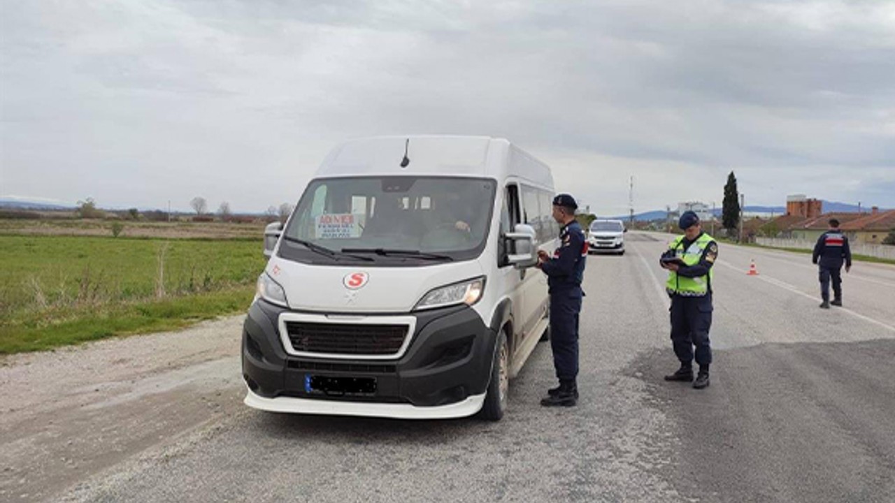 İl Jandarma Komutanlığından Servis Denetimleri