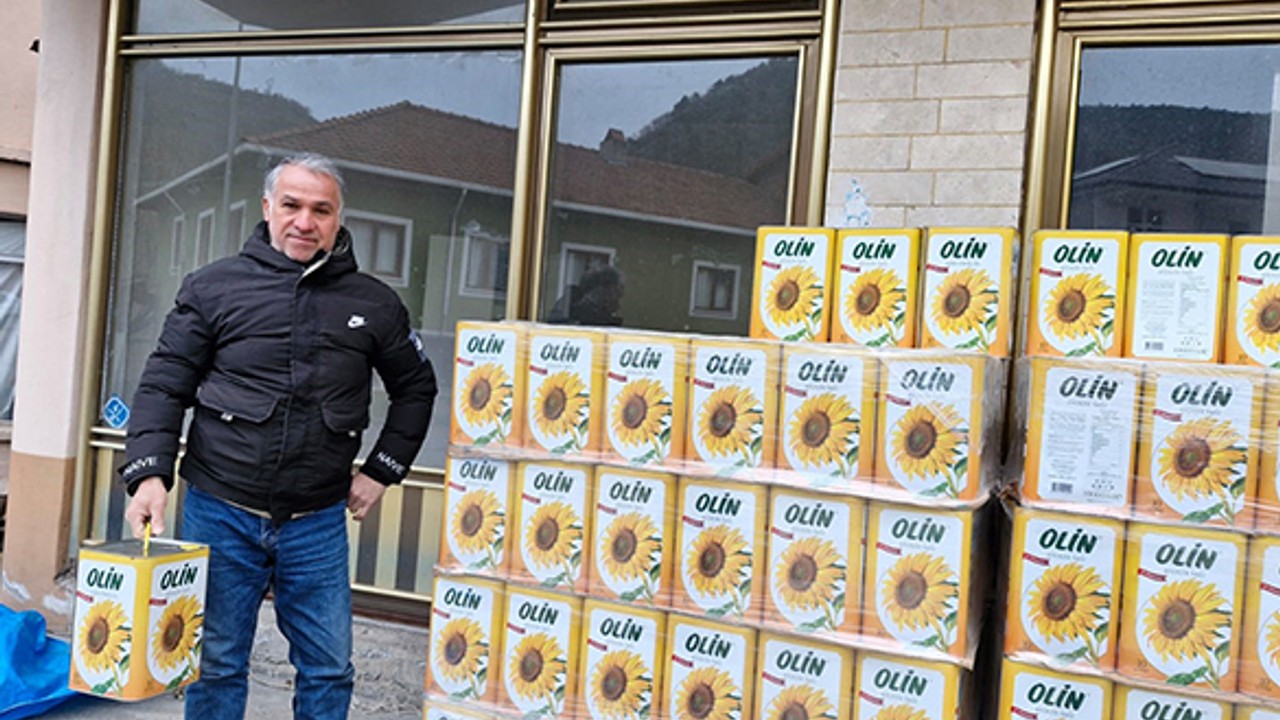 Muhtardan Seçmenlerine 250 Kg Sıvı Yağ