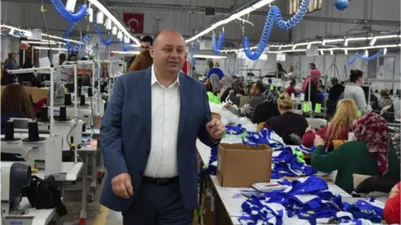 Başkan Palaz Tekstil Fabrikasında İşçilere Moral Verdi