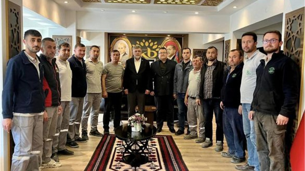 Başkan Cankul Belediye Çalışanlarıyla Bayramlaştı