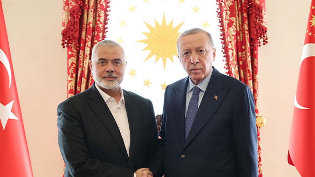 Cumhurbaşkanı Erdoğan, Hamas Lideri İsmail Haniye'yi Kabul Etti