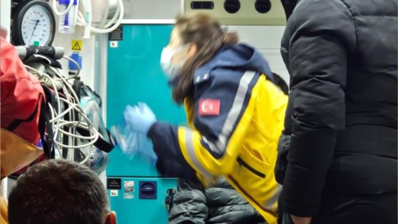 Orhangazi Tüneli'nde yolcu otobüsü alev alev yandı