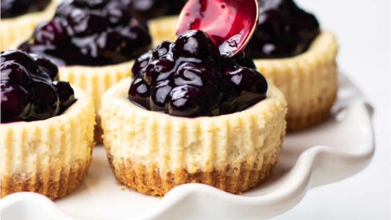 Bir Dilim Mutluluk: Blueberryli Mini Cheesecake