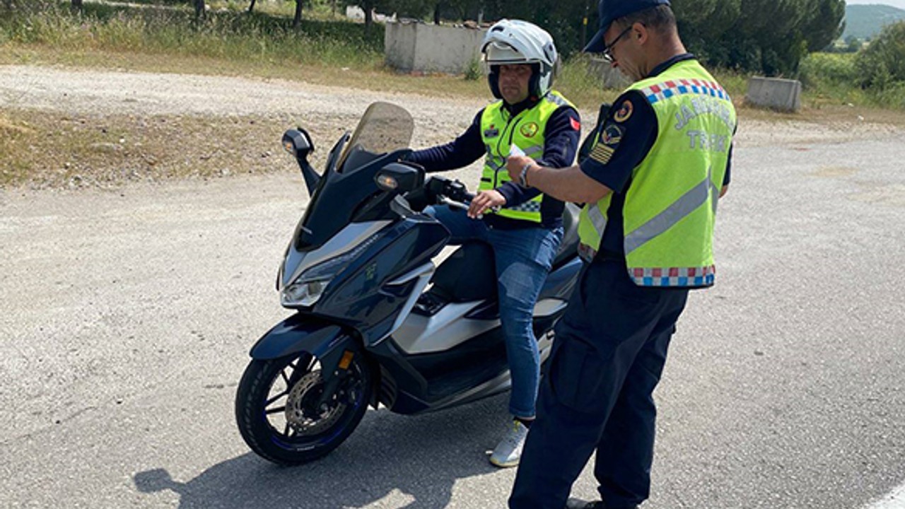 Balıkesir'de Motosiklet Denetimleri Devam Ediyor