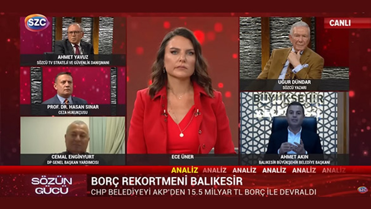 Başkan Akın’dan Sözcü TV’de