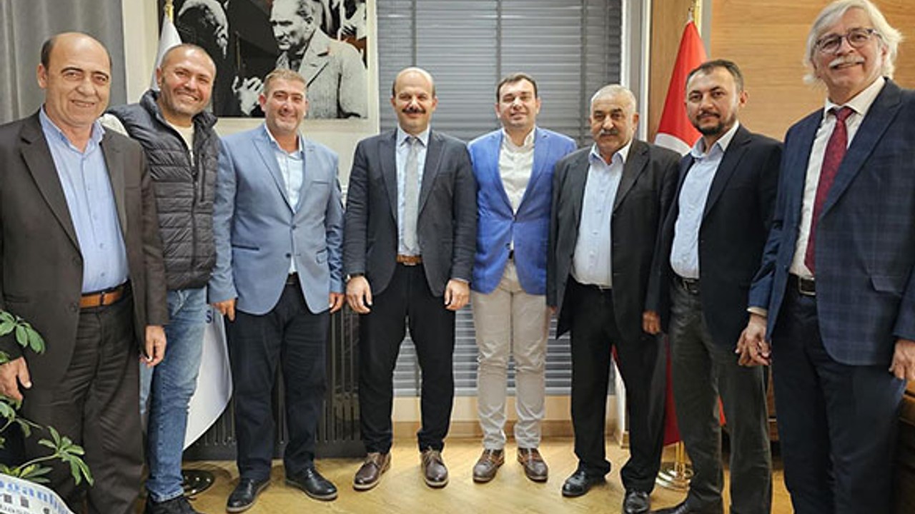 Başkan Lapanta, Damızlık Sığır Yetiştiricileri Birliği Heyetini Ağırladı