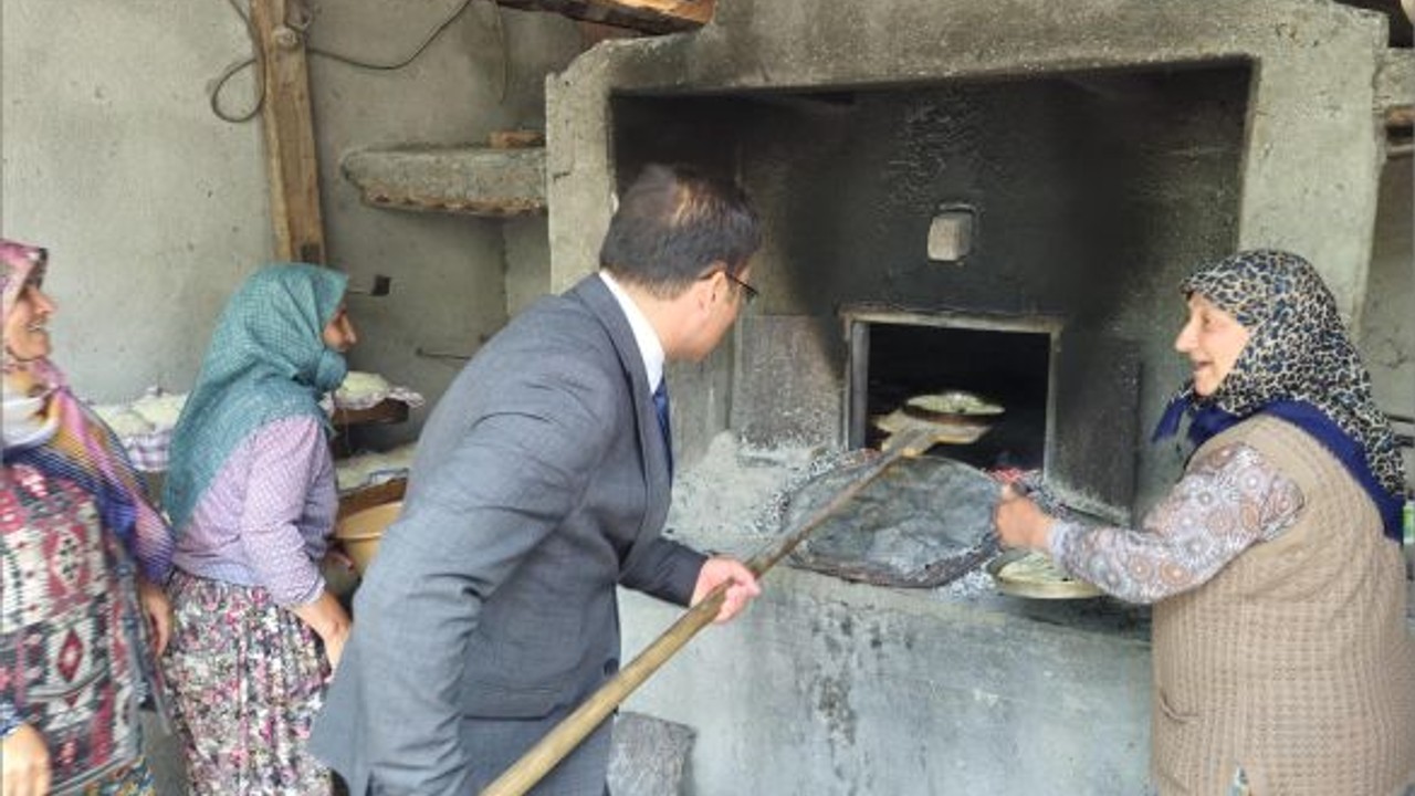 Başkan Sak Vatandaşlarla Birlikte Otlu Sini Yaptı