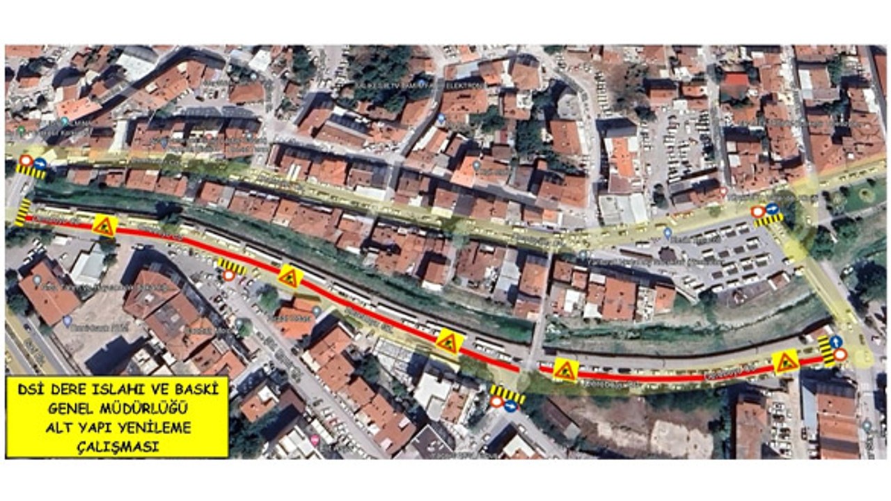 Dereboyu Caddesi 6 Mayıs'tan İtibaren Kapatılıyor