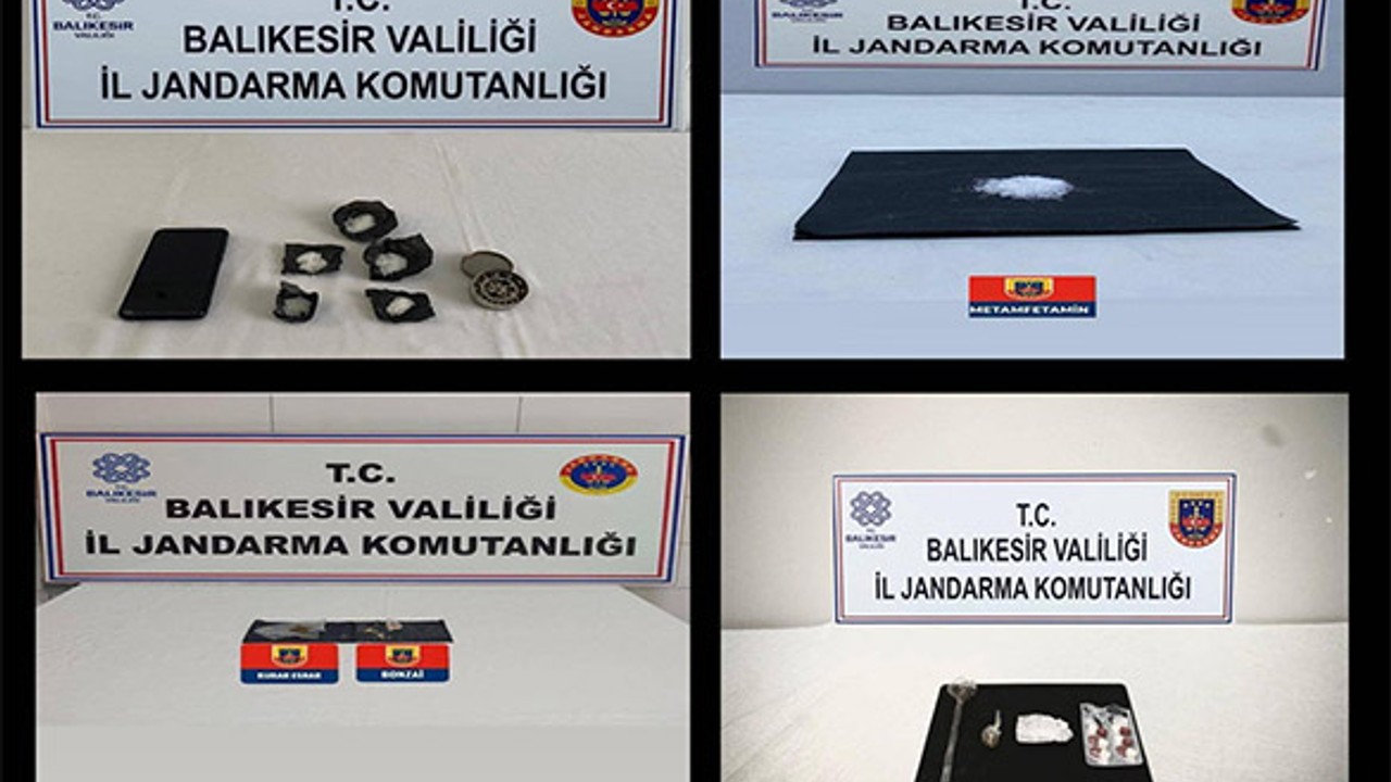 Jandarma Balıkesir'de Uyuşturucu Tacirlerine Geçit Vermiyor