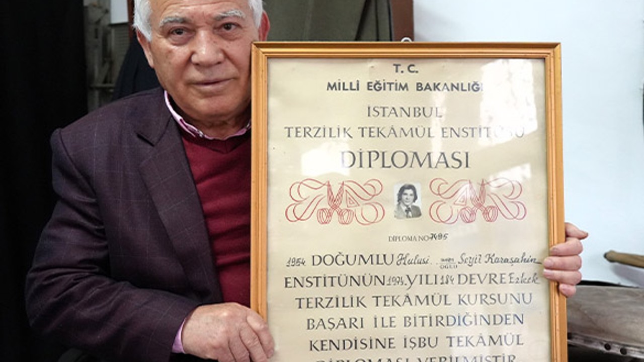 Sındırgı'da 50 Yıldır Terzilik Yapan Sait Karaşahin'in Hikayesi