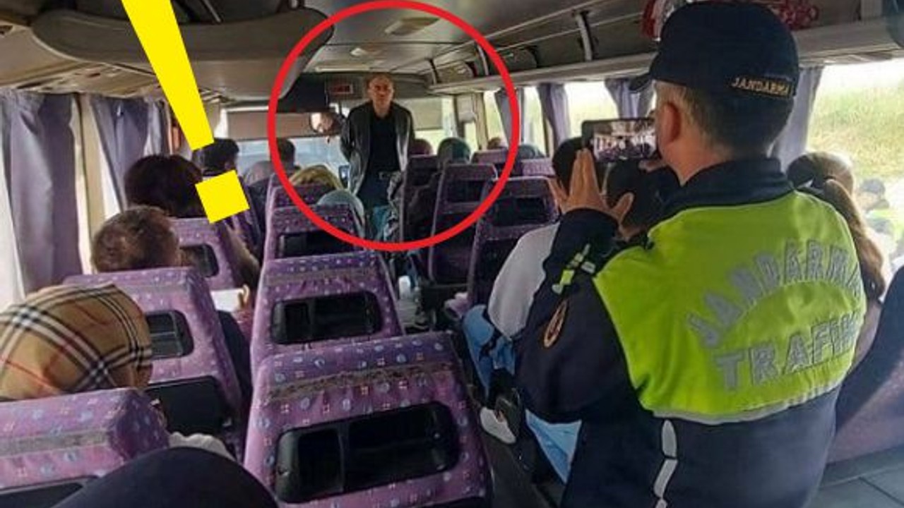 Balıkesir'de Denetimde O Anlar! Yolcuların Gözü Aynı Yere Dikildi