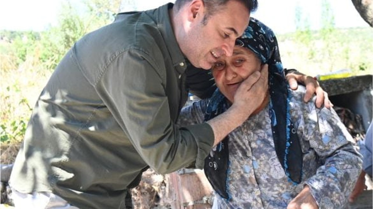 Başkan Akın'dan Mağdur Aileye Destek Sözü