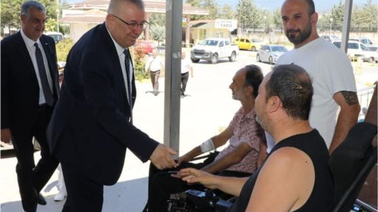 Başkan Ertaş'tan Bayramda Moral Ziyareti