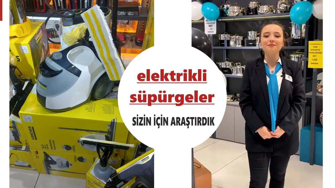 4 Süpürge Modeli ve Temizlik