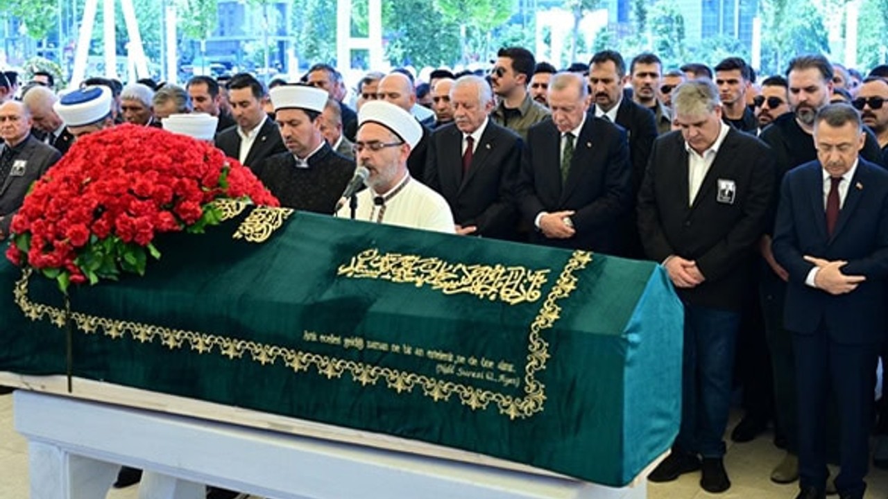 Erdoğan, Özer Uçuran Çiller'in Cenaze Törenine Katıldı