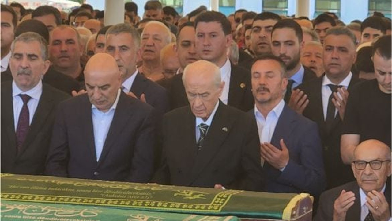 MHP Lideri Bahçeli, İbrahim Doğan’ın cenaze törenine katıldı